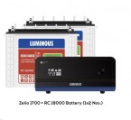 Luminous 1700 Inverter With 12V 150AH 2 Nos Tubular Battery Combo